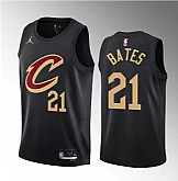 Men's Cleveland Cavaliers #21 Emoni Bates Black 2023 Draft Statement Edition Stitched Jersey Dzhi ,baseball caps,new era cap wholesale,wholesale hats